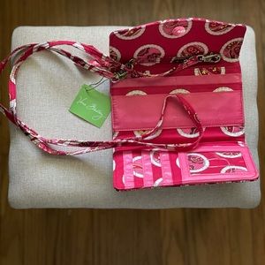 NWT Vera Bradley Strap Wallet